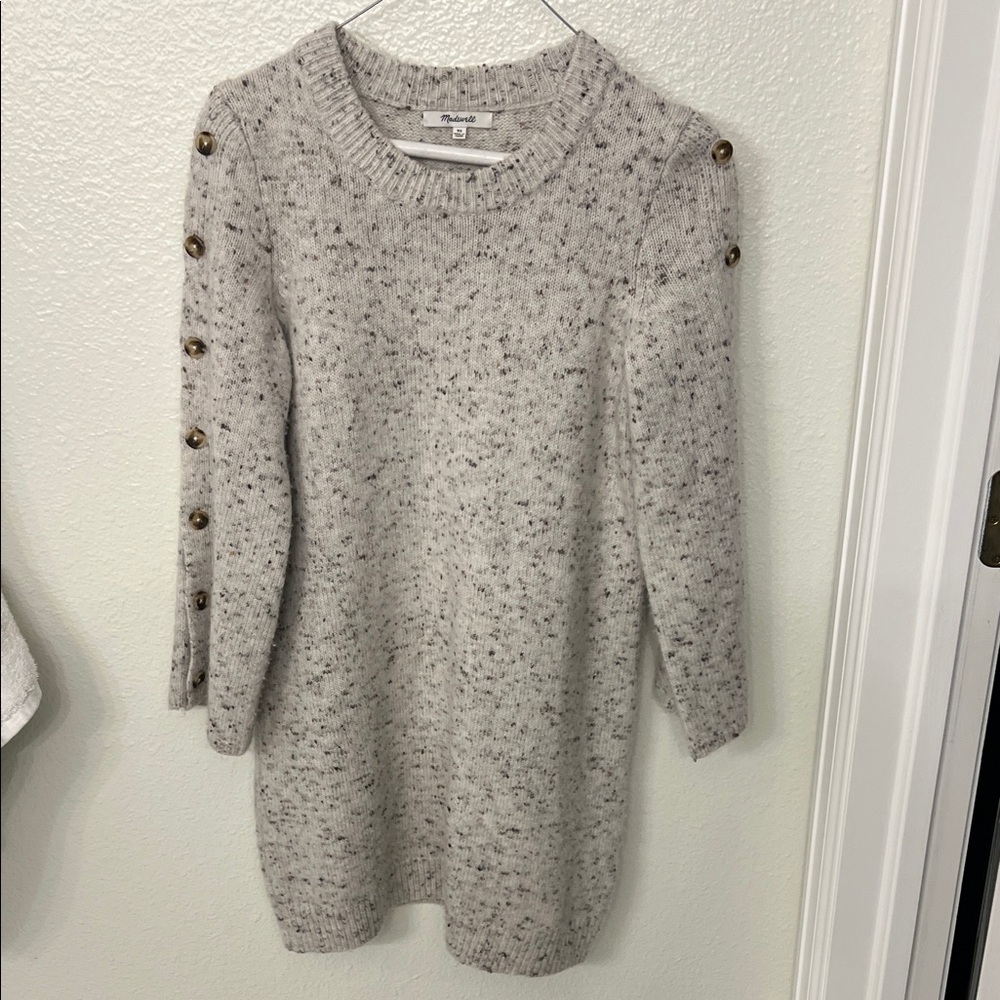 Madewell Speckled Knit Sweater Dress / Tunic